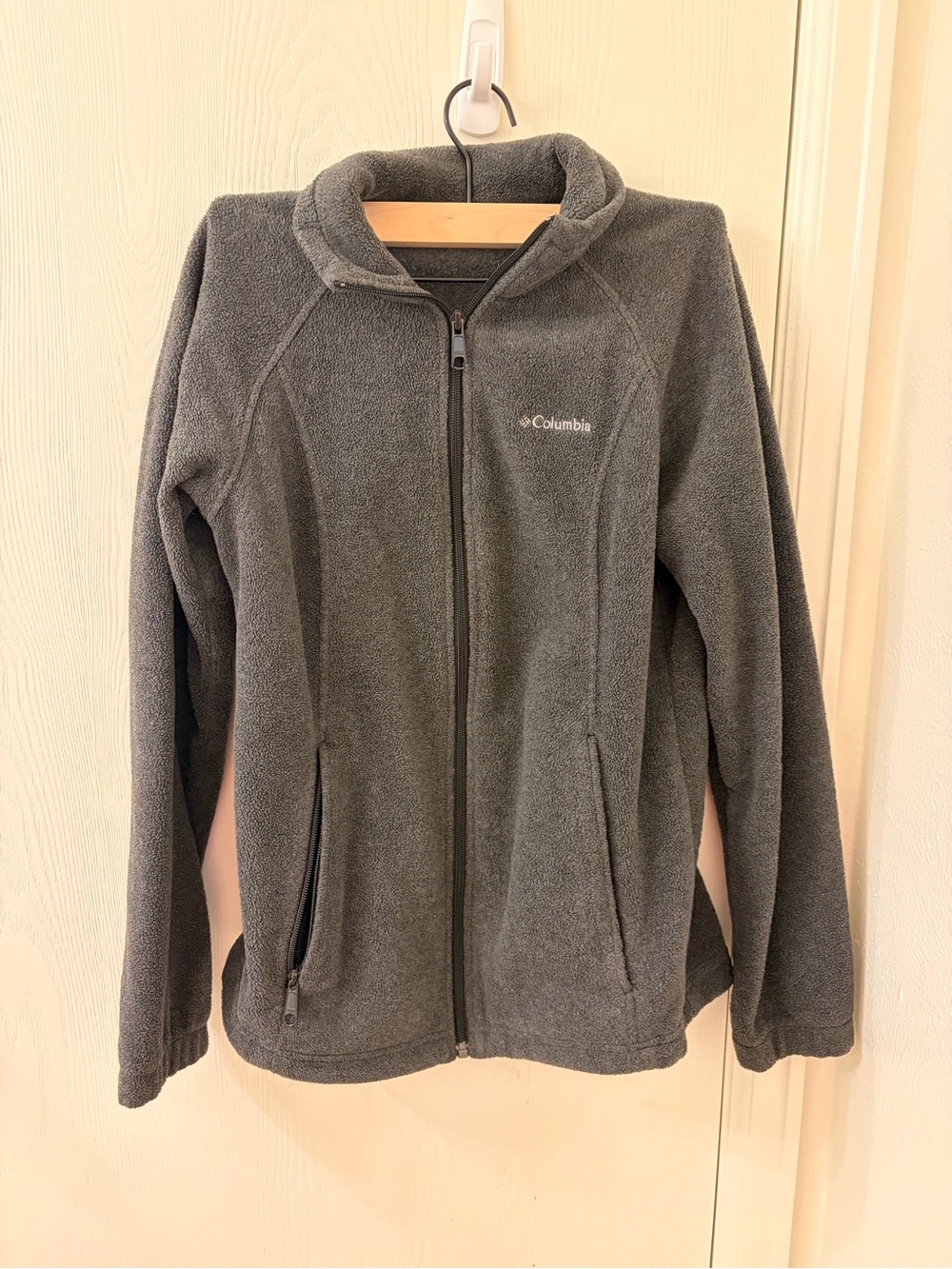 Columbia Dark Gray Women's Full-Zip Teddy Fleece Jacket
